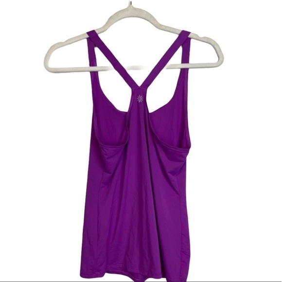 ATHLETA CAMISOLE PURPLE RACERBACK - Picture 3 of 5